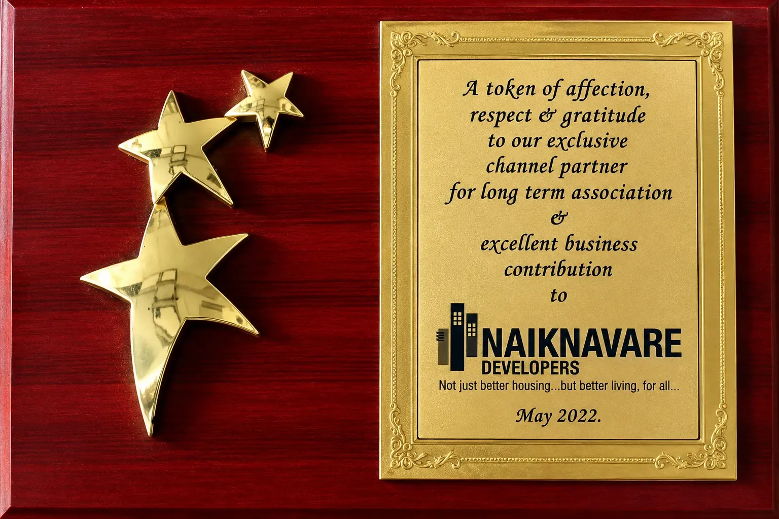 Certificate of Appreciation